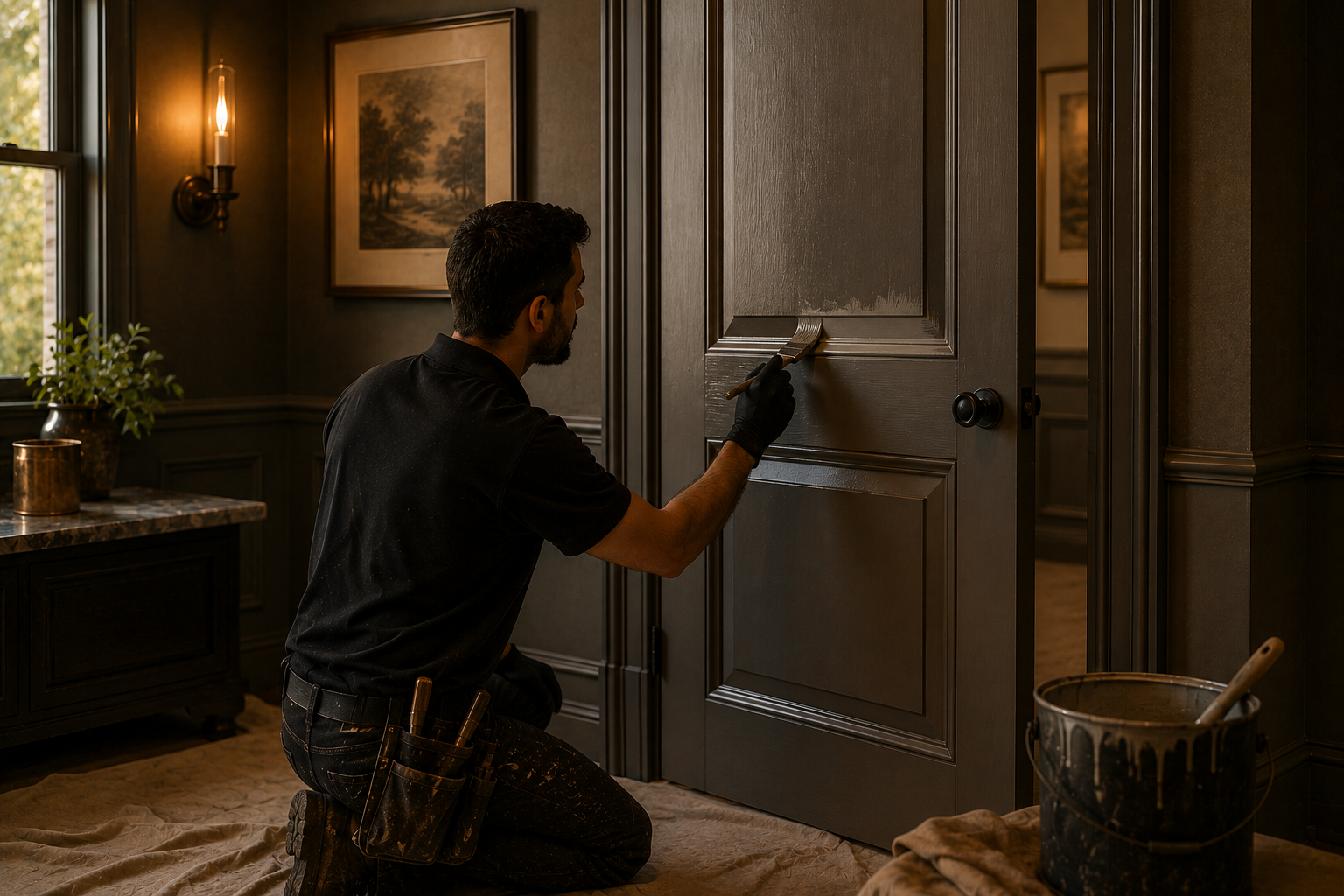 Trim & Door Painting