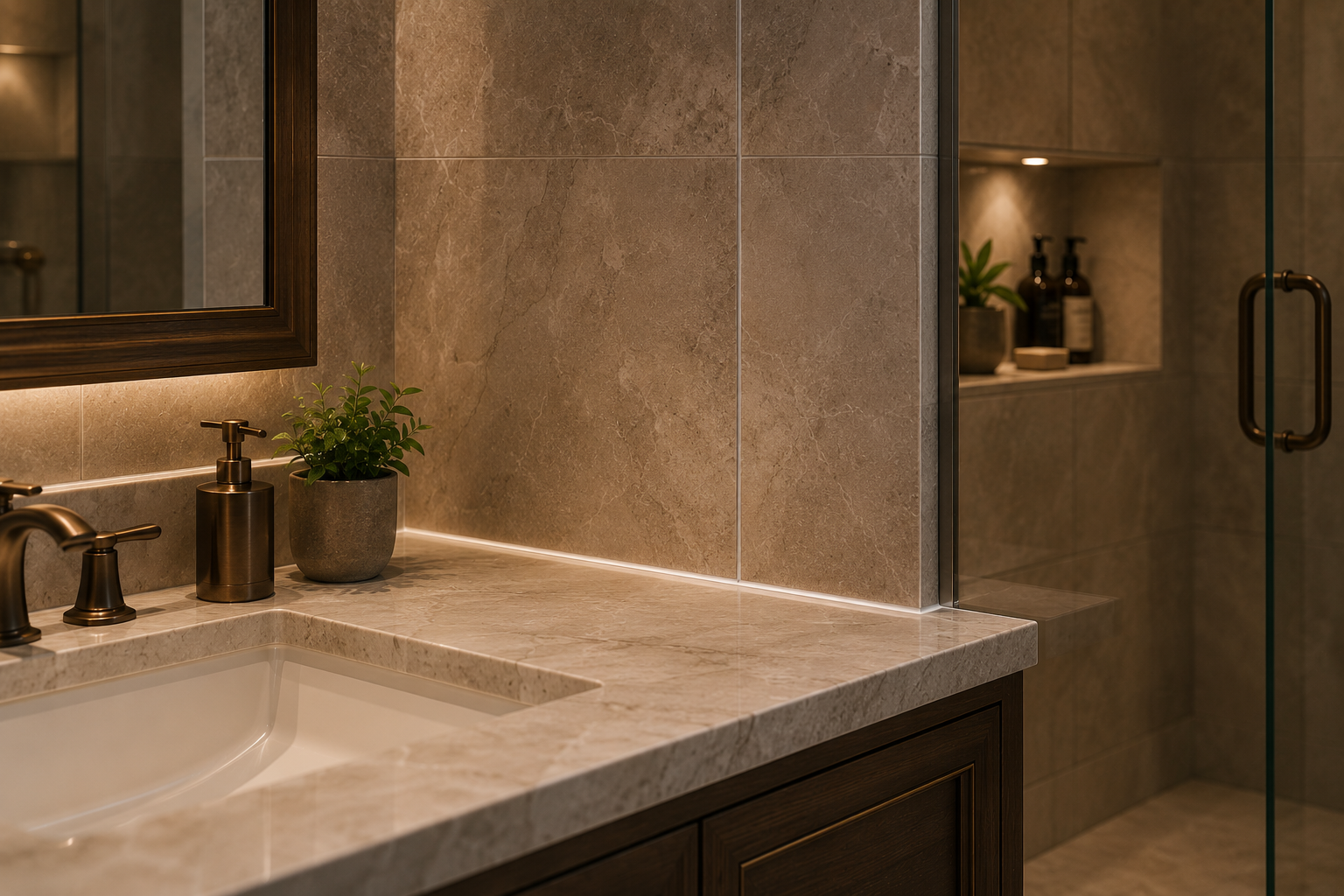 Precision Caulking in Wet Areas