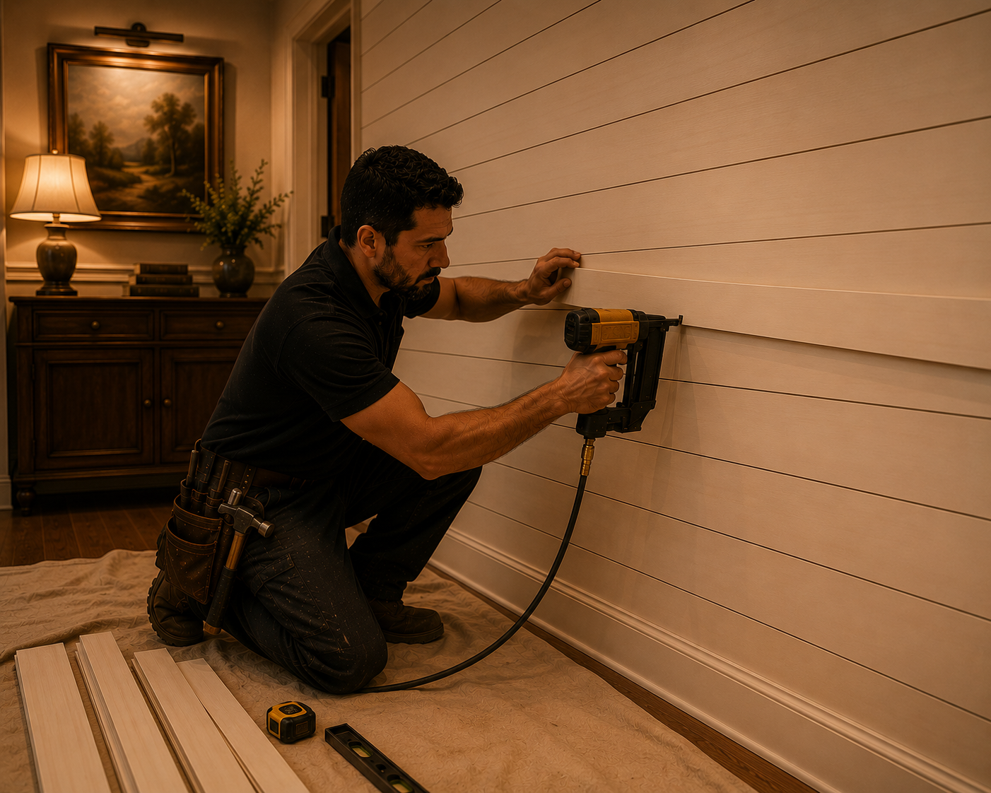 Shiplap Accent Walls